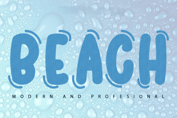 Beach: A Font That Captures Summer's Energy