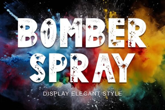 Bomber Spray: Unleashing Urban Energy in Your Designs