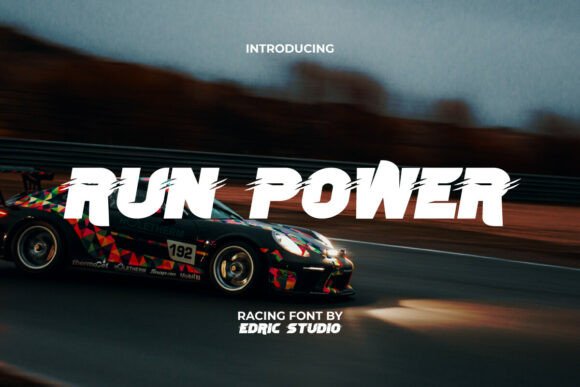 Run Power: Dynamic Typography for Impactful Visuals