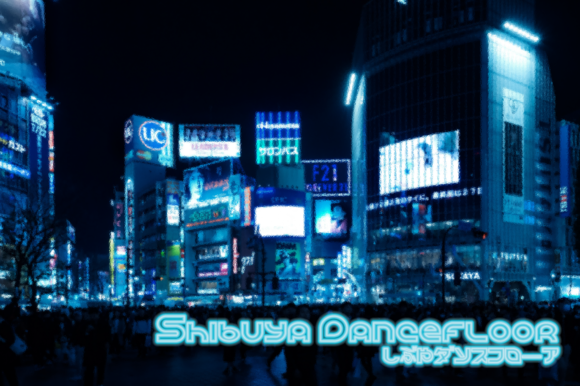 Shibuya Dancefloor Family: Dynamic Display Typography
